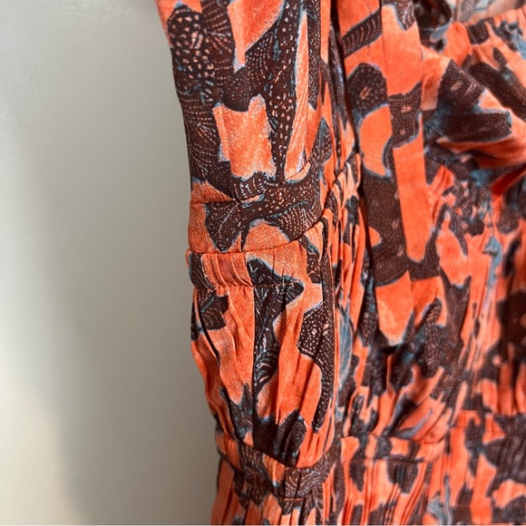 New Ulla Johnson Sefia Long-Sleeve Pleated Mini Dress, Size 4 - Picture 8 of 16